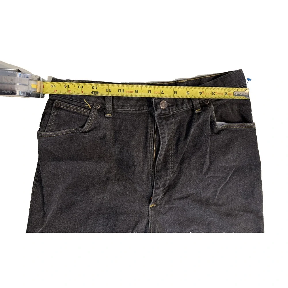 Vintage Sheplers Jeans Women's Size 6P Black Tapered‎ Fit 5 Pocket Denim USA 90s